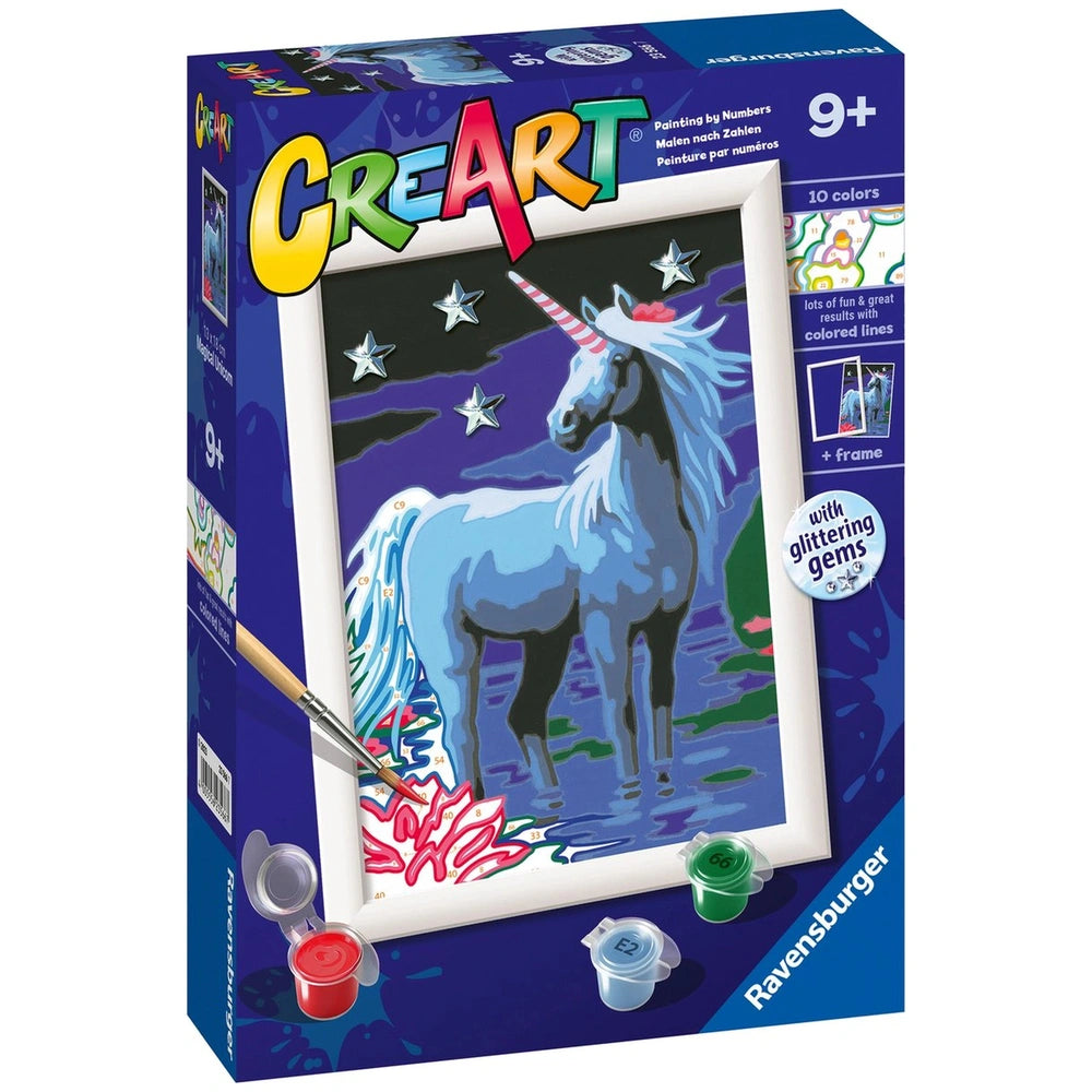Ravensburger - Creart Magisch Eenhoorn - Schilderen op Nummer - Kunst & Ambachten