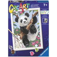 Ravensburger - Creart Speelse Panda - Schilderen op Nummer - Kunst & Ambachten