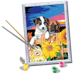 Ravensburger - Creart Sunset Paw-Fection - Painting By Numbers - Arts & Crafts