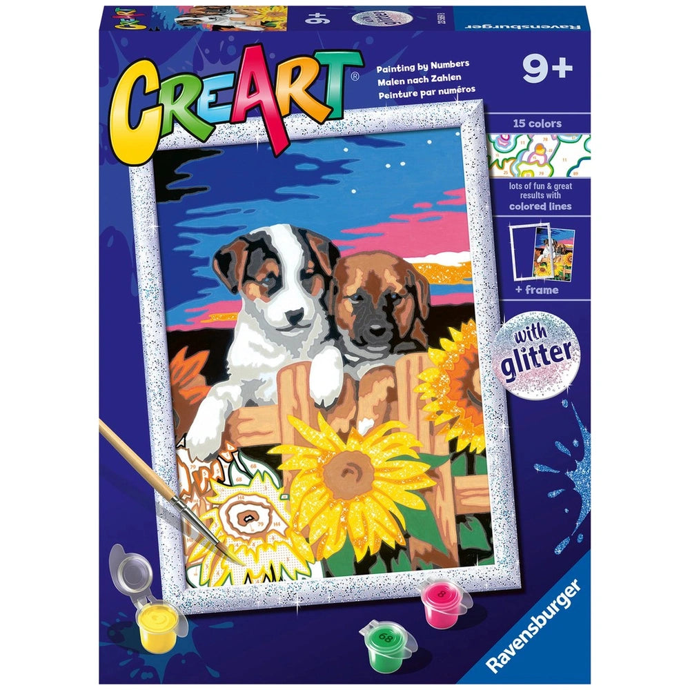 Ravensburger - Creart Sunset Paw-Fection - Painting By Numbers - Arts & Crafts