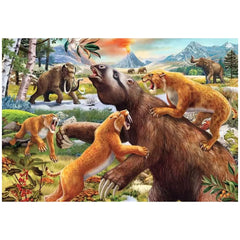Ravensburger - Dinosaurussen - Wilde Prehistorische Dieren - 2x24 Stukken - Puzzels