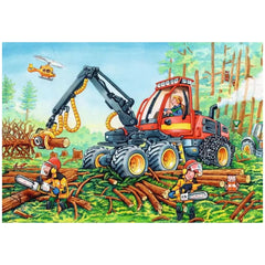 Ravensburger - Graafmachine en Bostractor - 2x24 Stukken - Puzzels