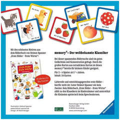 Ravensburger - Eerste Afbeeldingen - Eerste Woorden Geheugen - Bordspel - Duitse Editie