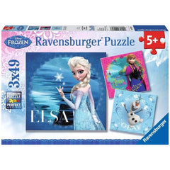 Ravensburger - Frozen - Elsa Anna en Olaf - 3x49 Stukken - Puzzels