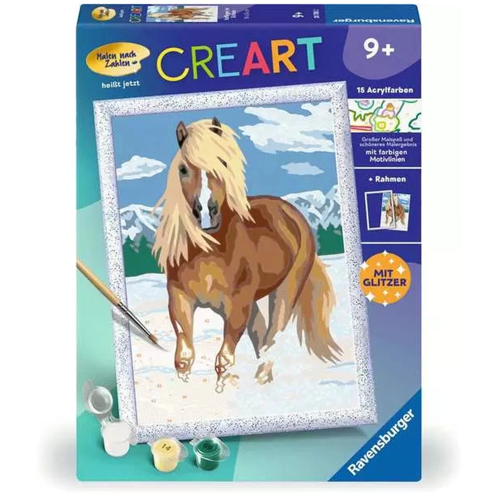 Ravensburger - Haflinger In De Sneeuw - Kunst & Ambachten
