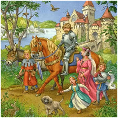 Ravensburger - Riddertoernooi In De Middeleeuwen - 3x49 Stukken - Puzzels