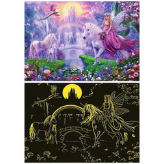 Ravensburger - Magische Eenhoorn Nacht - 200 Stukjes - Puzzels