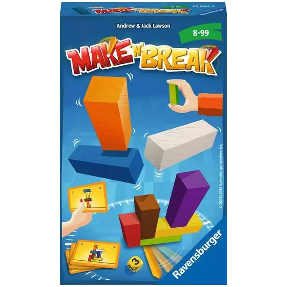 Ravensburger - Make N Break - Board Game - Multi-Language Instructions