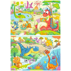 Ravensburger - My Favorite Dinosaurs - 2x12 Pieces - Puzzles