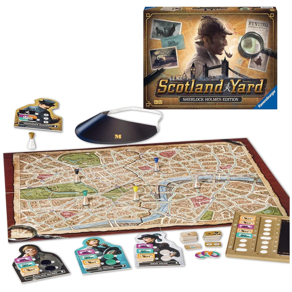 Ravensburger - Scotland Yard Sherlock Holmes - Board Game - Multi-Language Instructions