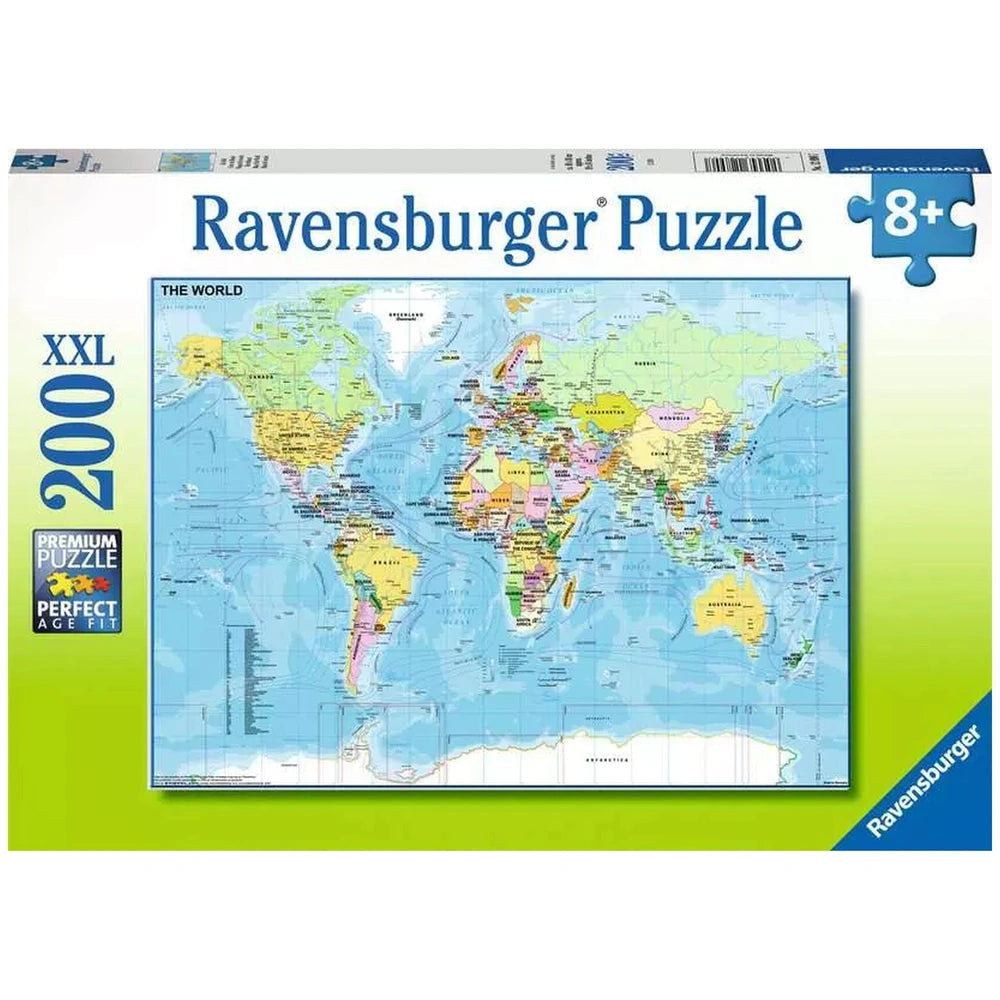 Ravensburger - De Wereld - 200 Stukken - Puzzels