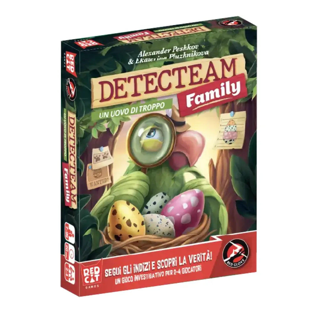 Red Glove - Detecteam: Un Uovo di Troppo - Kaartspellen - 7+ - RG20802 - Italiaanse Editie