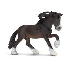 Schleich - Boerderij Wereld - Shire Hengst - Actie- en Speelgoedfiguren - 13734