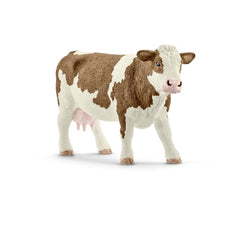 Schleich - Boerderij Wereld - Simmental Koe - Actie & Speelgoed Figuren - 13801
