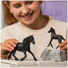 Schleich - Horse Club - Friesian Stallion - Action & Toy Figures - 13975