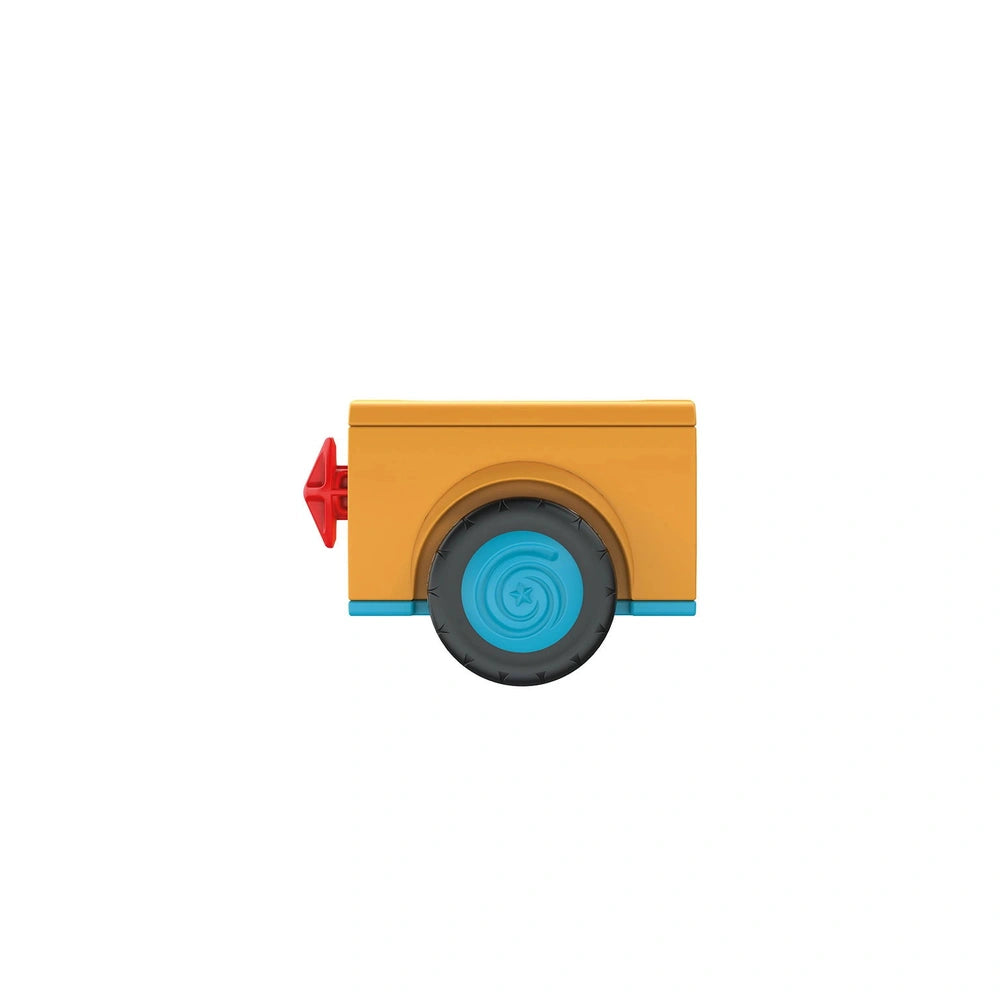 Siku Adam Addy Toddys construction set toy features a cylindrical shape in orange with a blue circular detail at the base.