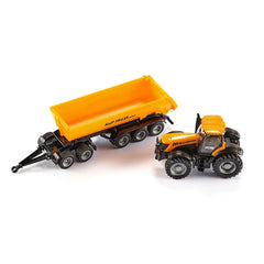 Siku - JCB met dolly en kiepaanhanger - Speelvoertuigen