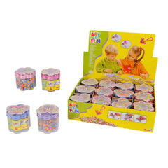 Simba - Art & Fun Iron-on beads in a flower tin - Arts & Crafts