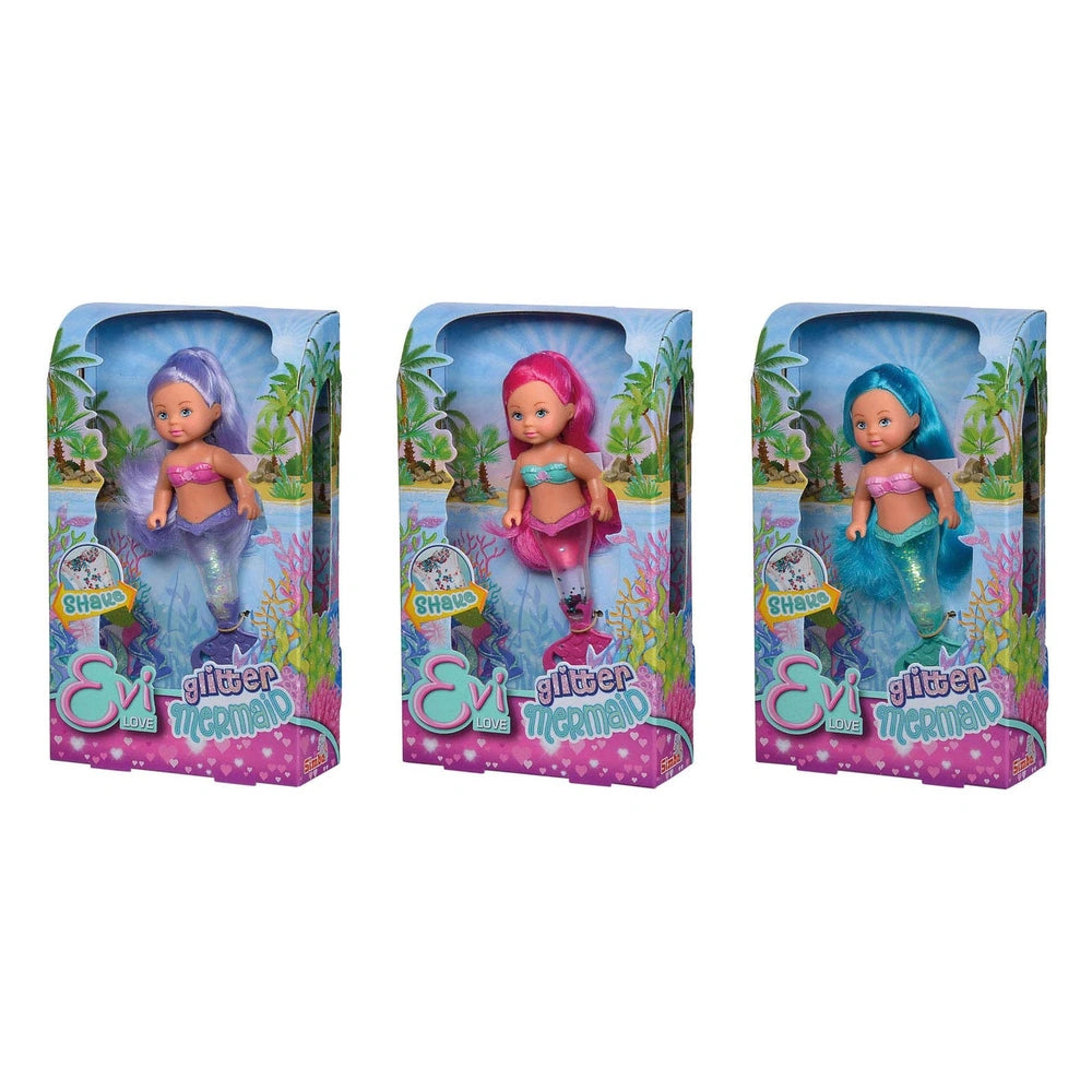 Simba - Evi LOVE Glitter Zeemeermin - Poppen, Speelsets & Speelgoedfiguren
