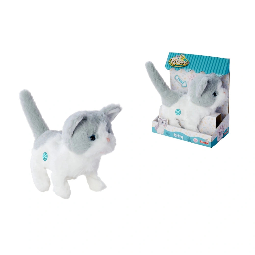 Simba - PetZoo Cat Plush Figure - Robotic Toys