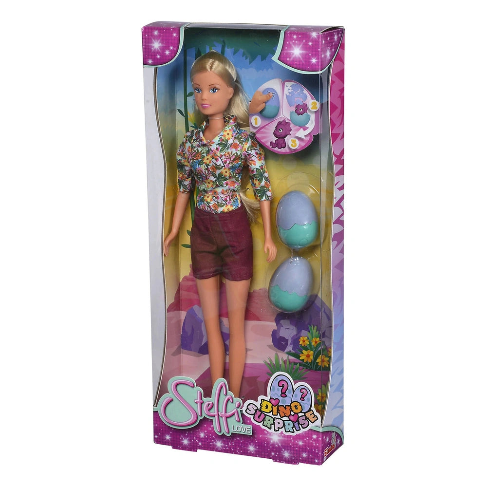 Simba - Steffi LOVE Dino Surprise Pop - Poppen, Speelsets & Speelgoedfiguren