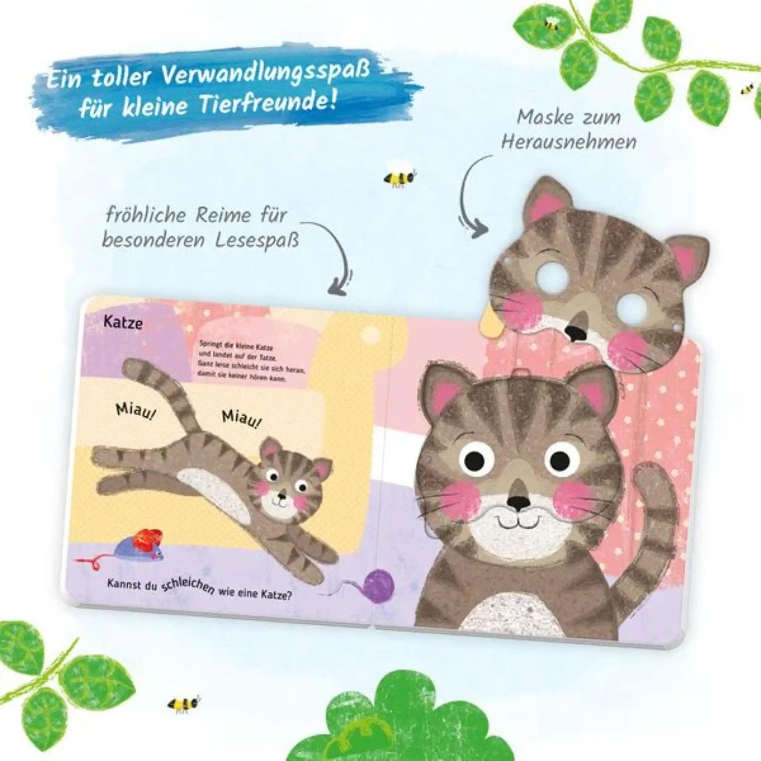 TROTSCH - Grappig Huisdier Masker Boek Boeken - Duitse Editie