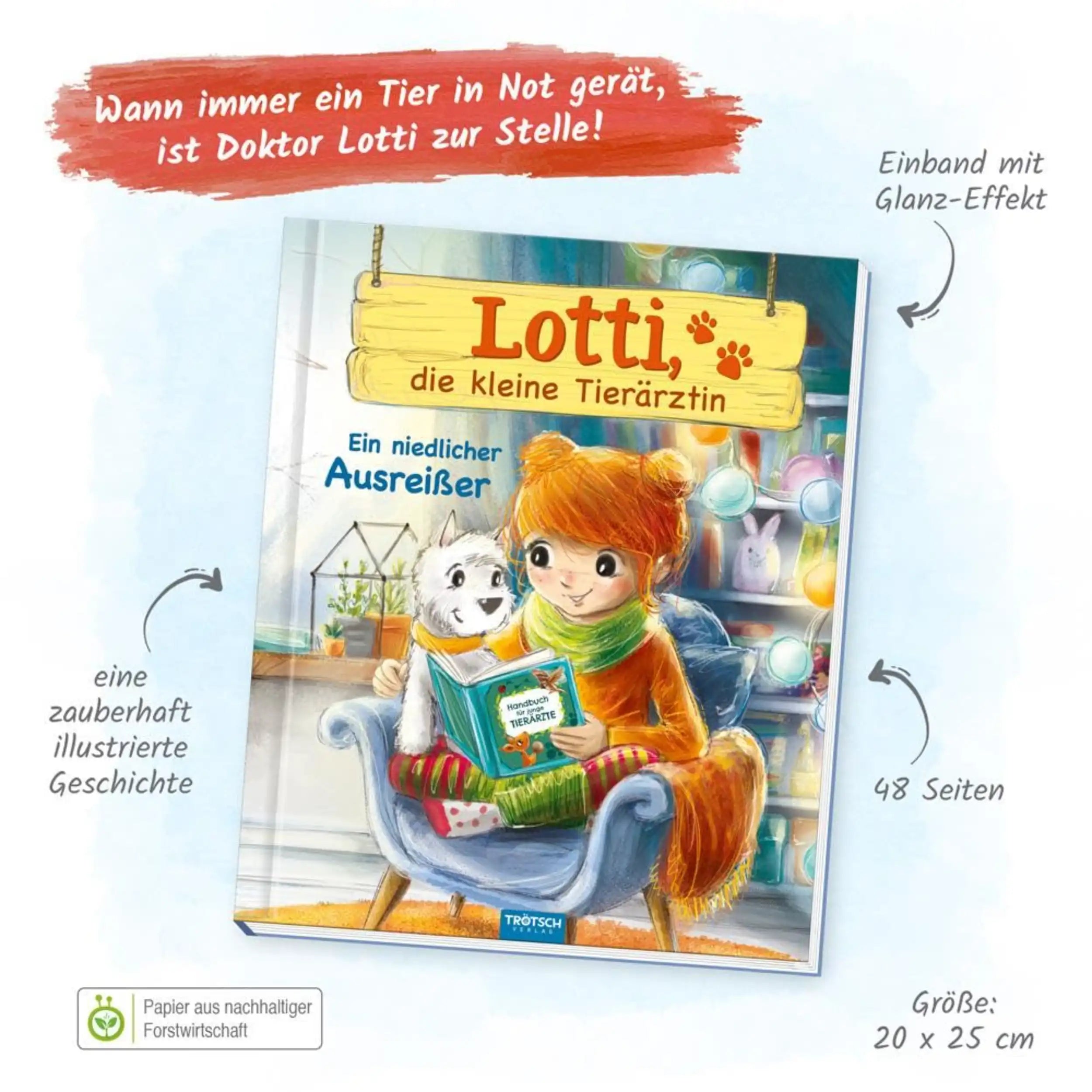 TROTSCH - De Kleine Dierenarts Boeken - Duitse Editie