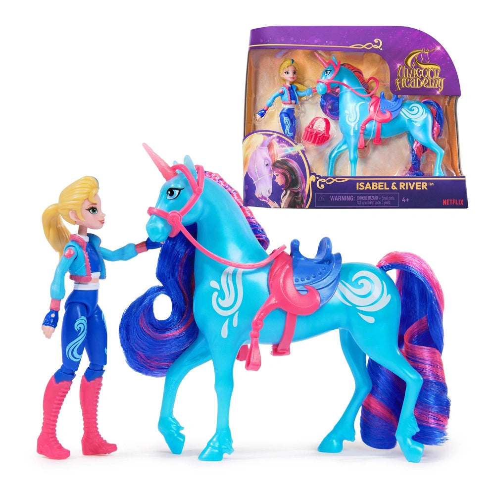Unicorn Academy Isabel & River Figuren Set 30 cm