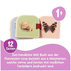 Wooden Book Eerste Companion Voor Je Kind Educatieve Speelgoed