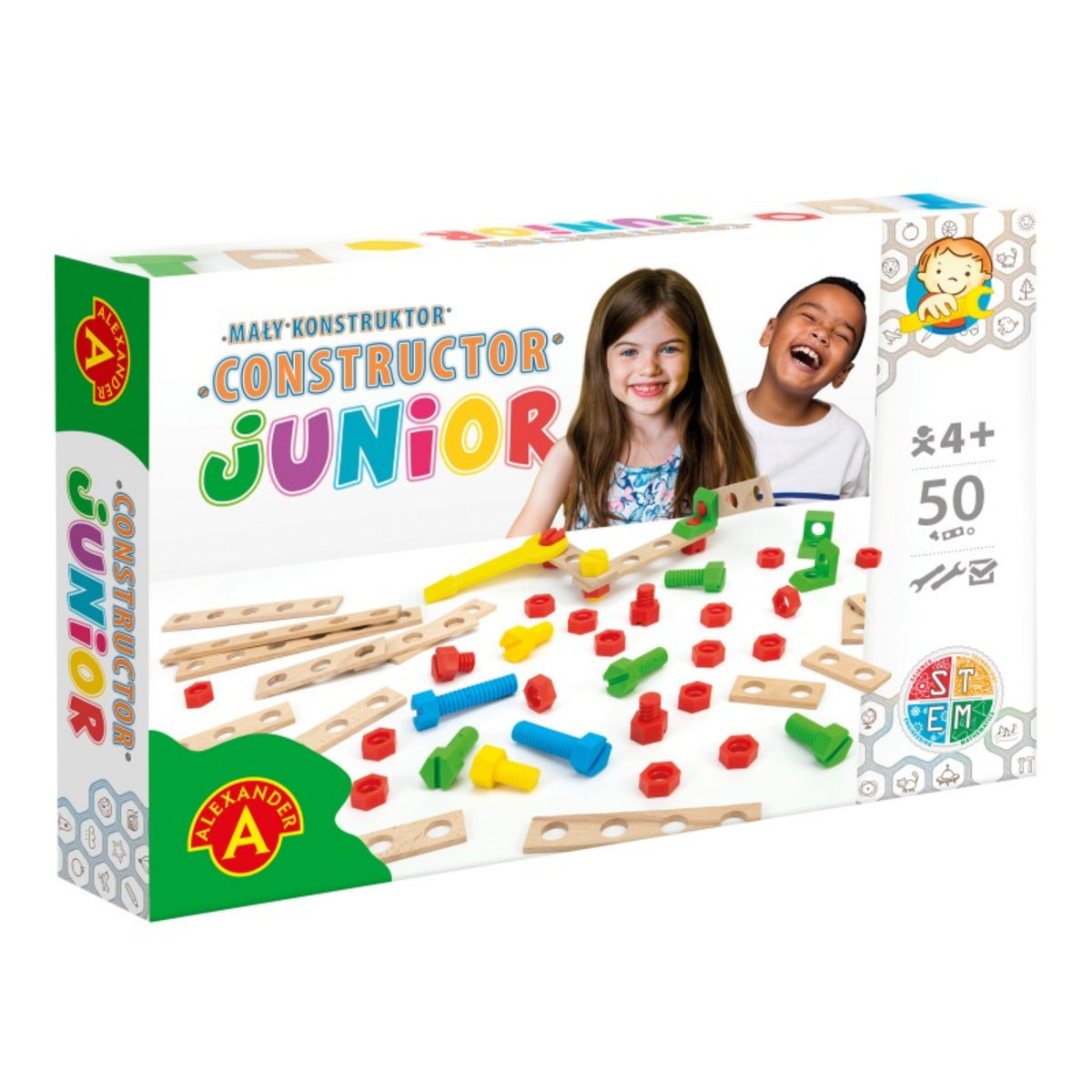 Alexander - Consructor Junior Free Play 50 Pieces Construction Set Toys