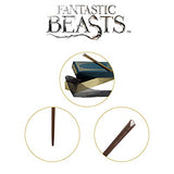 Newt Scamander Wand in Collectors Box by The Noble Collection - 14 inch High Quality Newt Scamander Wand With Collectors Wand Box - Fantastic Beasts Film Set Movie Props Wands