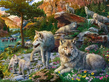 Puzzle ravensburger - loups printemps (1500 pièces) multi-coloured, 16598