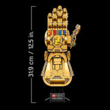 LEGO 76191 Marvel Infinity Gauntlet Building Set, Thanos Glove Model for Adults, Collectible Avengers Gift